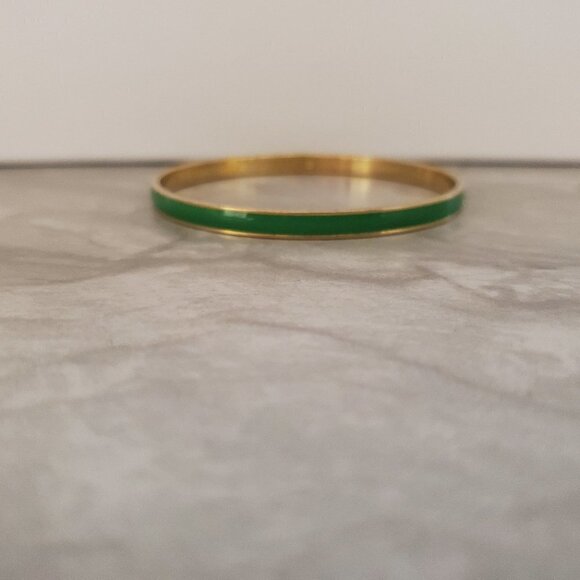 J. Crew Jewelry - 💚 Vintage Y2k 00s 2000's J. Crew Bright Spring Green Skinny Bangle 💚